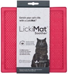 LICKIMAT - Slikkemåtte - Cat Soother Pink 20X20Cm