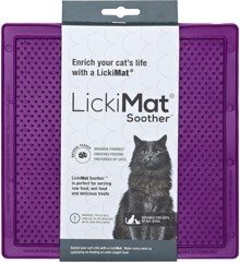 LICKI MAT - Cat Soother Purple 20X20Cm - (785.5344)