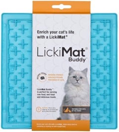 LICKIMAT - Cat Buddy Light Blue 20X20Cm - (785.5350)