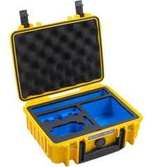 B&W Cases Type 1000 For DJI Osmo Action 3 - Yellow