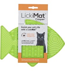 LICKI MAT - Cat CasperGreen 22X16Cm - (785.5384)