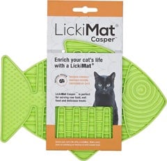 LICKIMAT - Cat CasperGreen 22X16Cm - (785.5384)