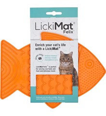 LICKI MAT - Cat Felix Orange 22X16Cm - (785.5392)