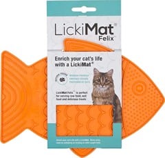 LICKIMAT - Cat Felix Orange 22X16Cm - (785.5392)