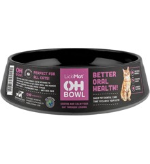 LICKI MAT - Cat Oral Hygiene Bowl Black Ø15X4,6Cm - (785.5400)