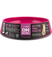 LICKI MAT - Cat Oral Hygiene Bowl Pink Ø15X4,6Cm - (785.5402)