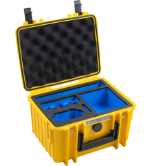 B&W Cases Type 2000 For DJI Osmo Action 3 - Yellow