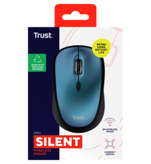 TRUST YVI+ WIRELESS MOUSE ECO BLUE