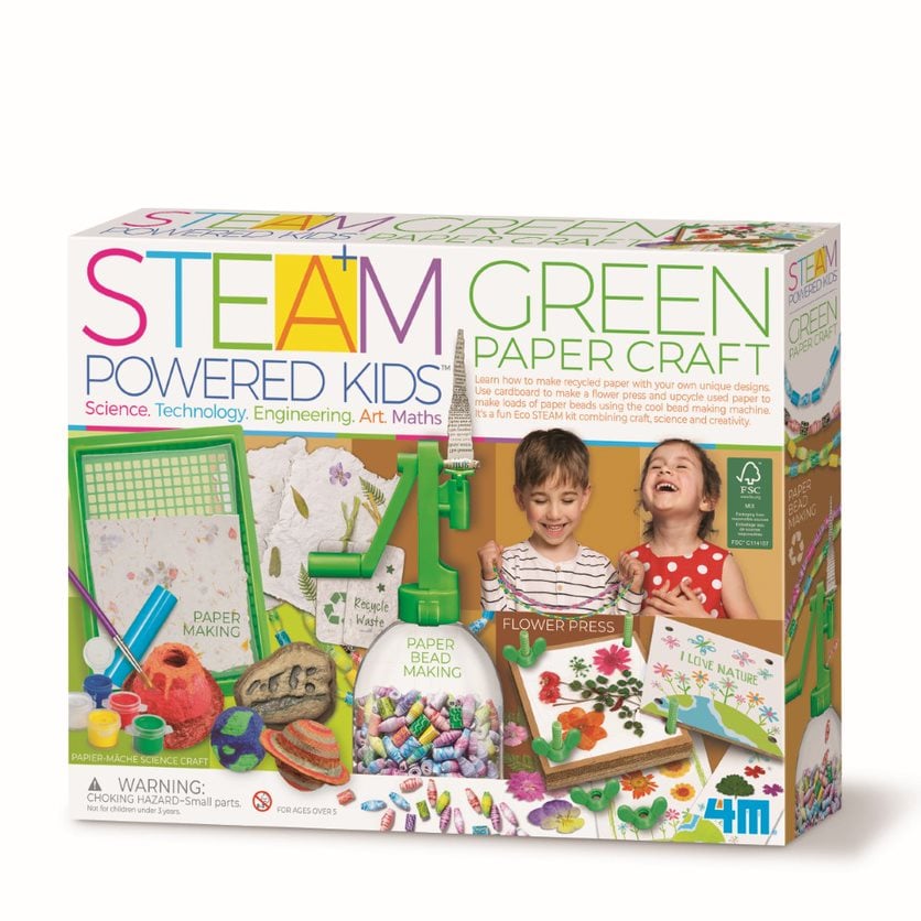 4M STEAM POWERED KIDS / Green Paper craft