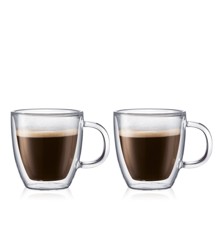 Bodum - BISTRO espresso kop, dobbeltvægget, 15 cl 2 stk
