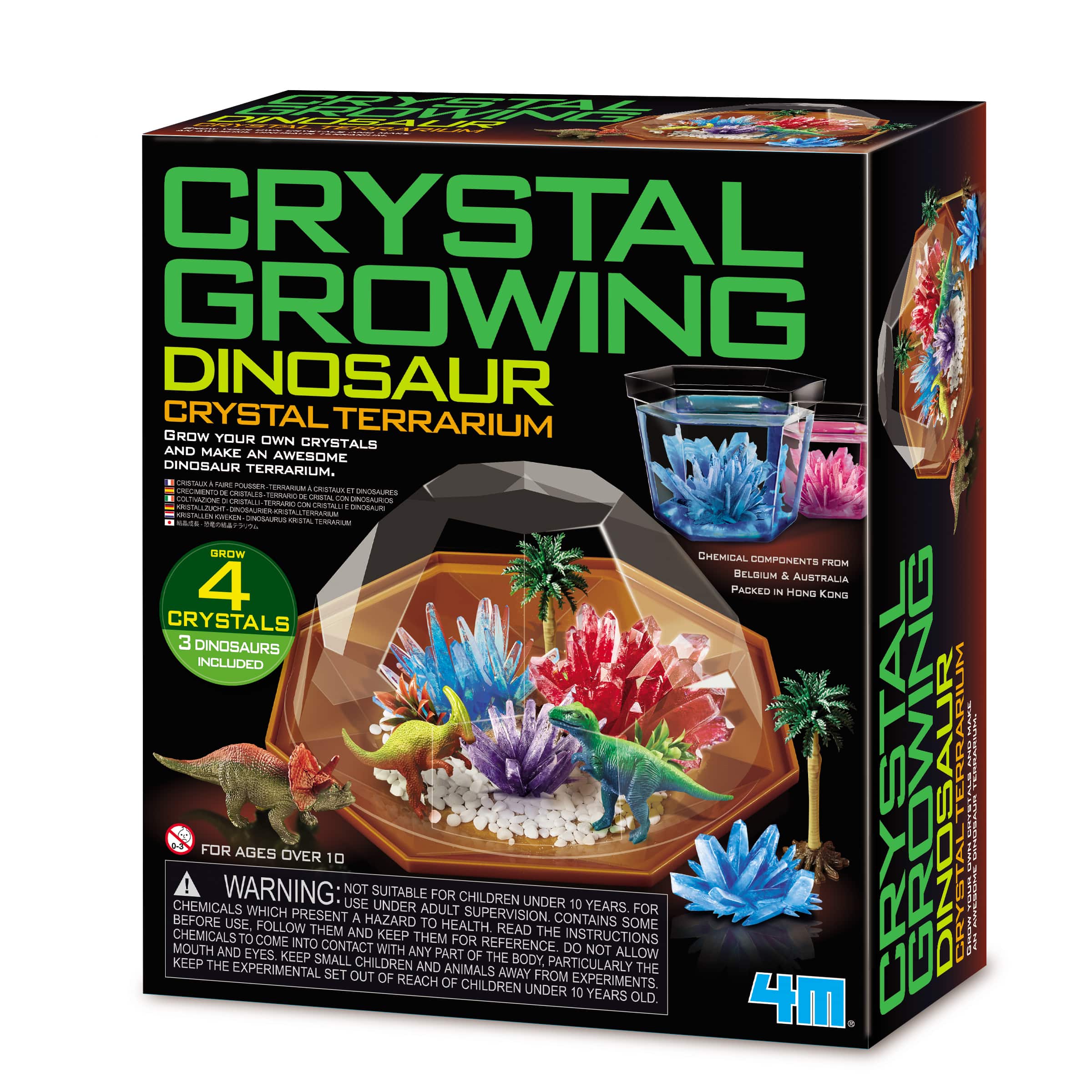 Crystal Growing / Dinosaur Crystal Terrarium - (4M-03926)