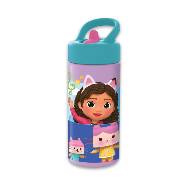 Euromic - Gabby's Dollhouse - Sipper water bottle (410ml)