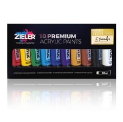 Zieler - Premium Acrylic Paint 10 pcs. (609299265)