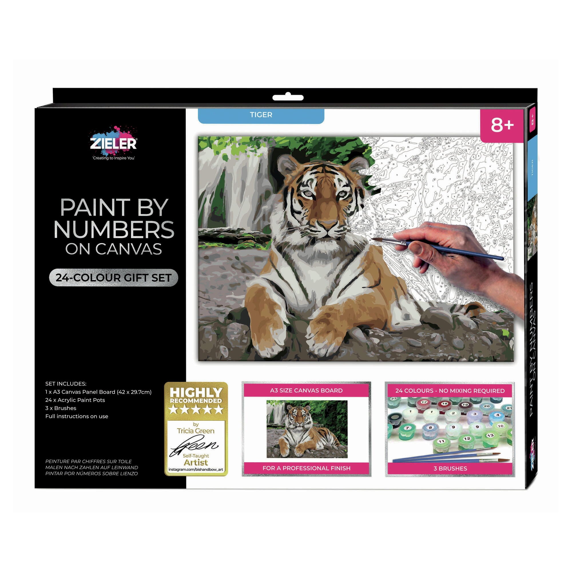 Zieler - Paint By Numbers - Tiger