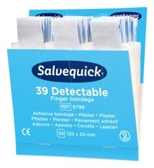 Salvequick - Blå plastre ekstra lange