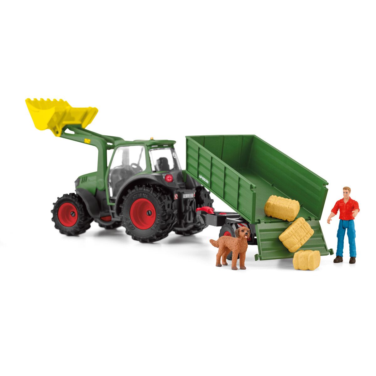 Schleich - Farm World - Traktor med Vogn (42608)