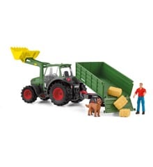 Schleich - Farm World - Traktor med Vogn (42608)