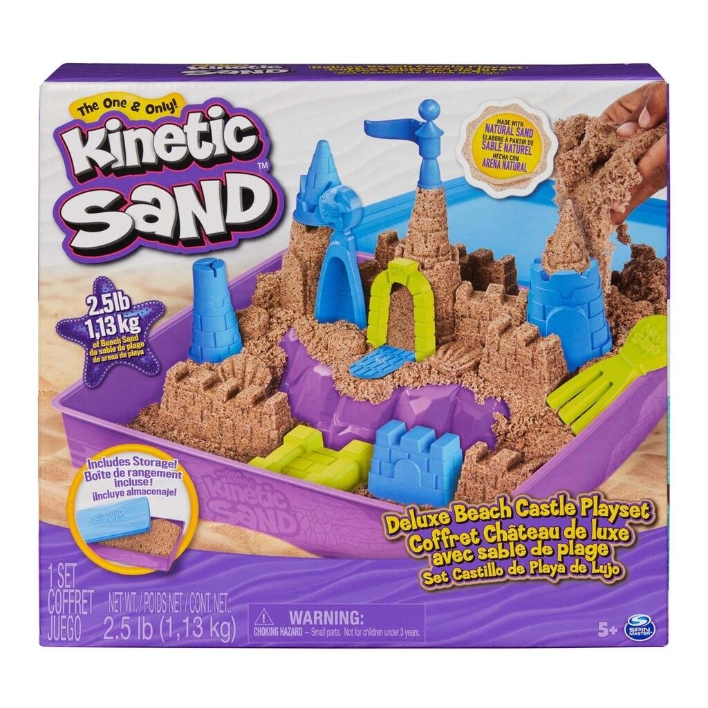Kinetic Sand - Deluxe Beach Castle Playset (6067801) - Leker