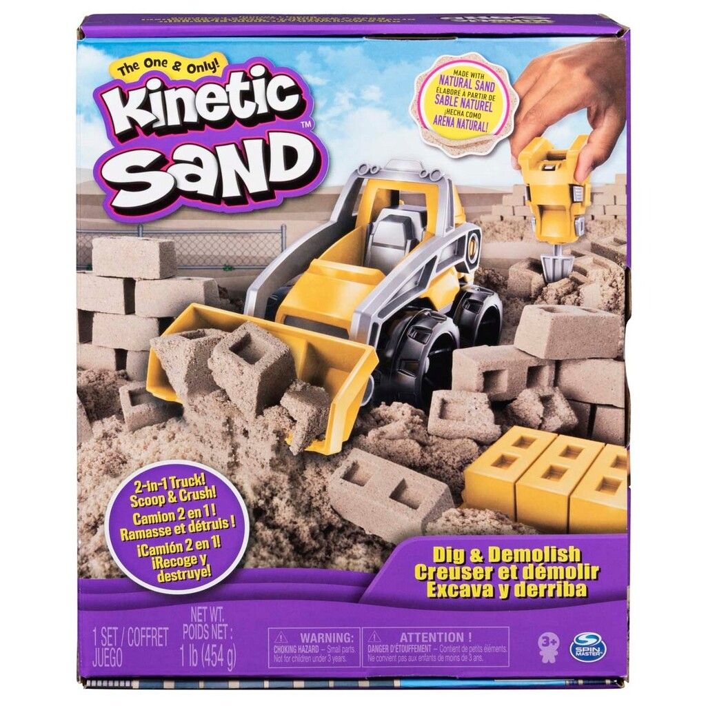 Kinetic Sand - Dig&Demolish Set (6044178) - Leker