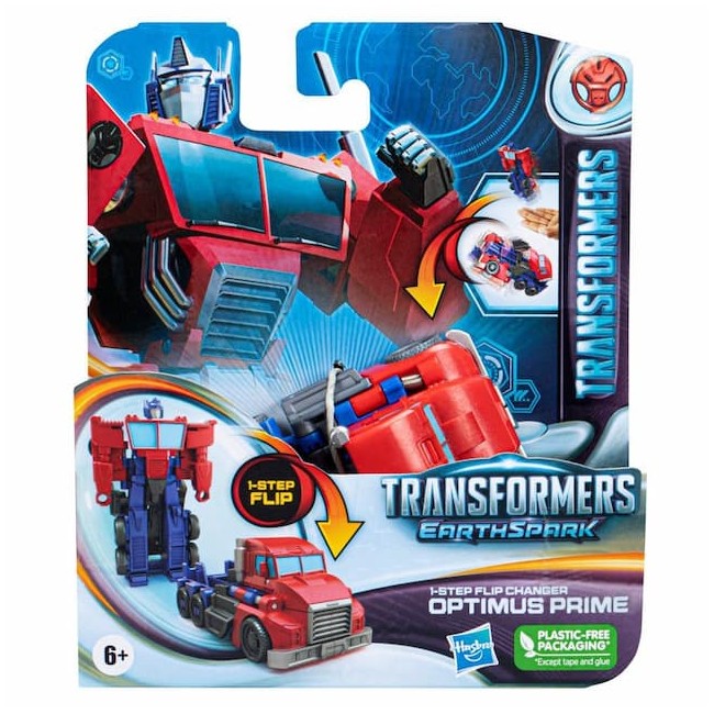 Transformers - EarthSpark 1-Step Flip Changer - Optimus Prime (F6716)