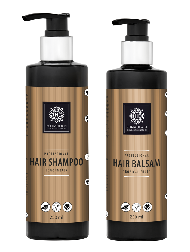 forening prop marathon Køb Formula H - Shampoo Professional 250 ml + Formula H - Balsam 250 ml -  Fri fragt