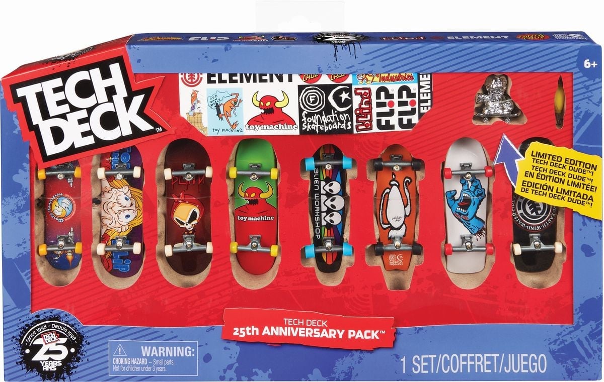 Tech Deck - 25th Anniversary 8 Pack (6067138) - Leker