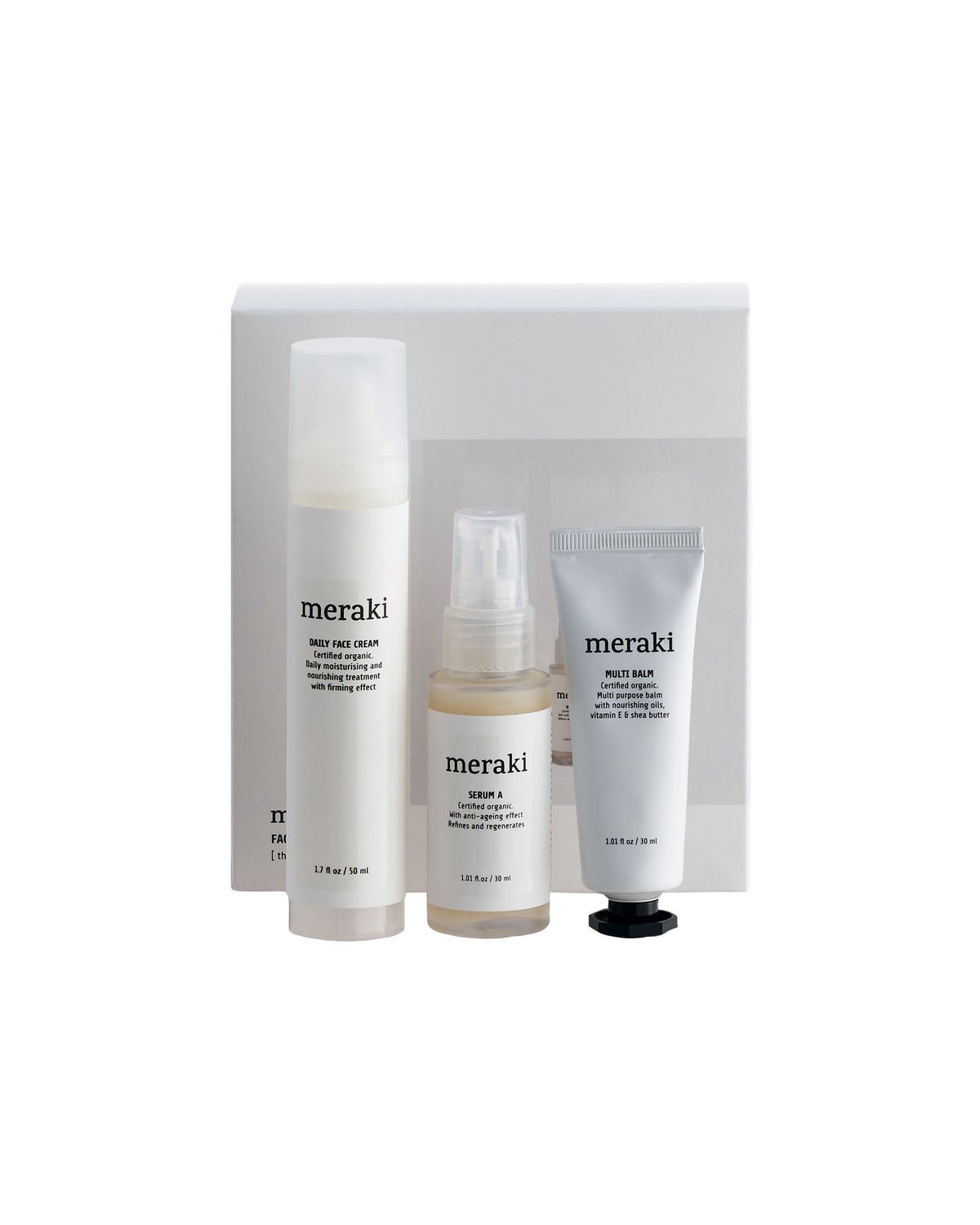 Meraki - Gift box, The moisturising kit - Face care (311060402) - Skjønnhet