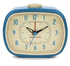 Retro Alarm Clock + Blue (AC08-BL-EU)