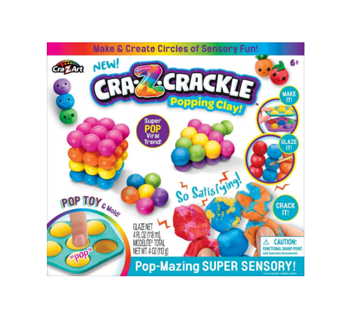 CRAZART - Crackle Clay Pop-mazing super sensory Set (25086)