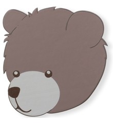 That's Mine - Shane Wooden Wall Hooks - Bear Head