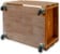 Wooden Crate on Wheels Dark Wood thumbnail-4