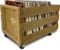 Wooden Crate on Wheels Light Wood thumbnail-1