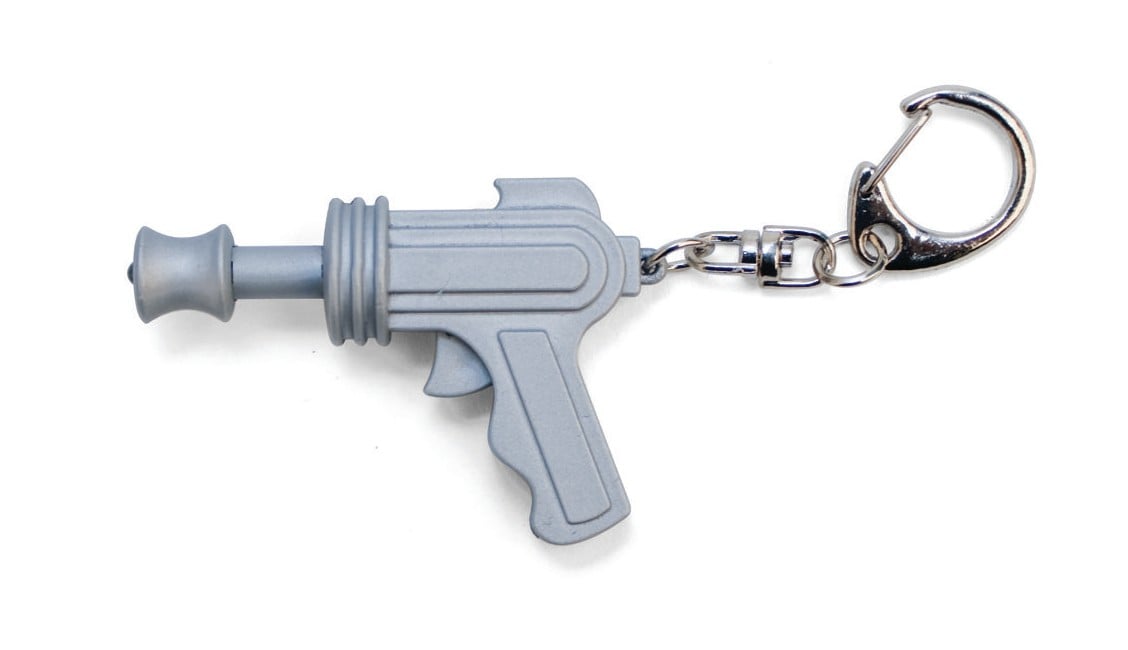 Space Gun Led Keychain Carded  (KRL28
