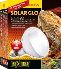 EXOTERRA - Solar Glo 80W Uva/Uvb Heat & Sunlight E27  - (220.1818)