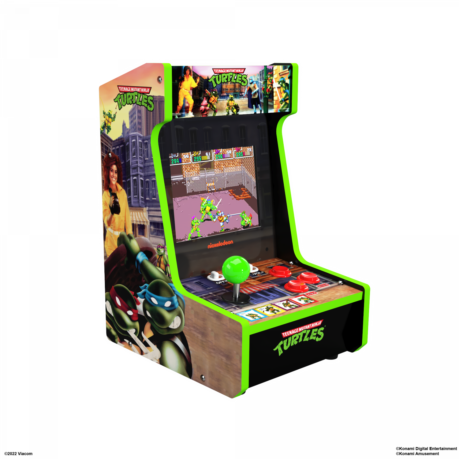 ARCADE 1 Up Teenage Mutant Ninja Turtles Countercade - Videospill og konsoller