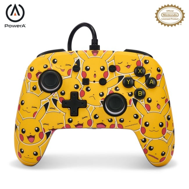 PowerA Enhanced Wired Controller for Nintendo Switch - Pikachu Moods