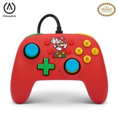 PowerA Nano Wired Switch Controller - Mario Medley /Nintendo Switch