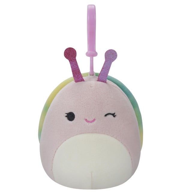 Squishmallows - 9 cm P15 Clip On - Silvana the Winking Snail
