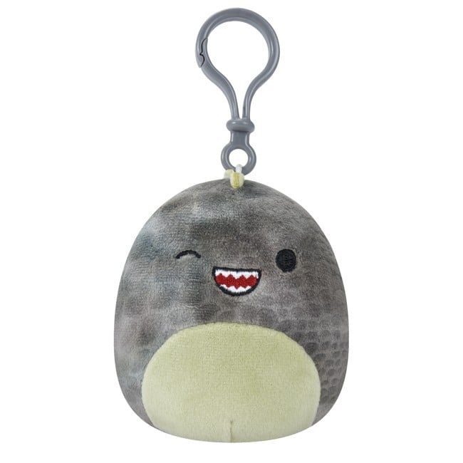 Squishmallows - Asst 9 cm P15 Clip On - Xander the Winking Grey T-Rex