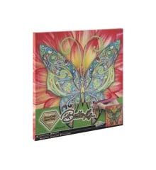 Grafix - Diamond Painting on Canvas Butterfly 30 x 30 cm - (K-260009)