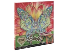 Grafix - Diamond Painting on Canvas Butterfly 30 x 30 cm - (K-260009)