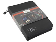 Nassau - Sketch and colour set, 96 pcs in black case - (K-AR0938/GE)