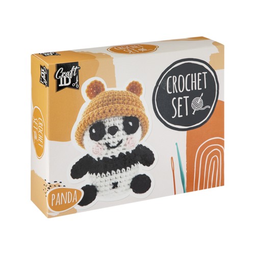 Craft ID - Virkpaket 9 x 8 x 13 cm - Panda