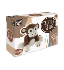 Craft ID - Crochet kit Monkey, 15x9x13,5 cm - (K-CR1704/GE)