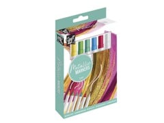 Craft ID - Metallic markers, 6 pcs - (K-CR5002/GE)