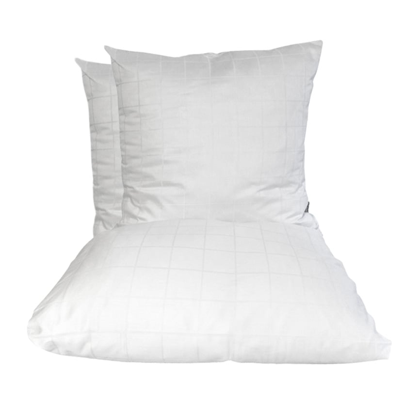 omhu - Set of 2 - Mega Tern Bed Linen 140x220 - White (222102096) - Hjemme og kjøkken