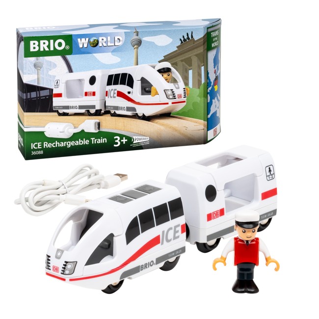 BRIO - ICE Rechargeable Train (Trains of the world) - (36088)