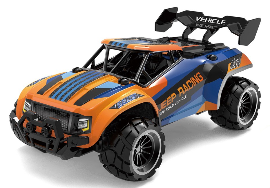 Jeep Racing - R/C 1:20 2,4G 3,7V Li-ion - Blue/orange