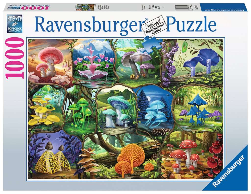 Ravensburger - Beautiful Mushrooms 1000p - (10217312) - Leker