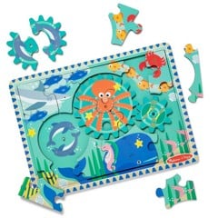 Melissa and Doug - Underwater Wooden Gear Puzzle - (31003)